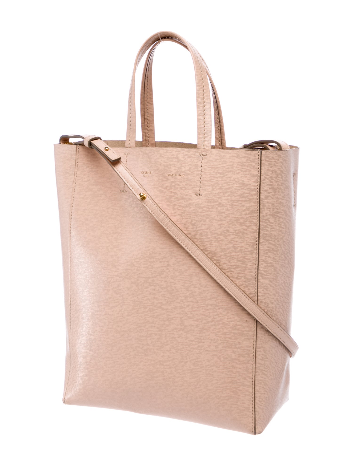 Celine Leather Vertical Cabas Small